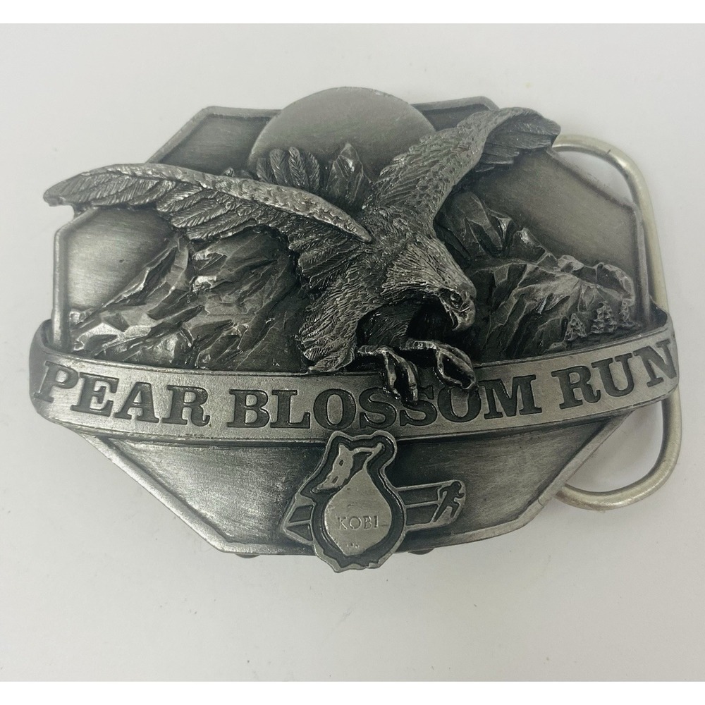 Pear Blossom Run Everyone's Winner Medford Oregon Race Event 1992 Belt Buckle